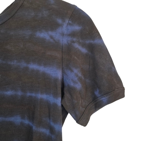 NWT RtA Road To Awe Blue Black Classic Tee XXS - Picture 3 of 7